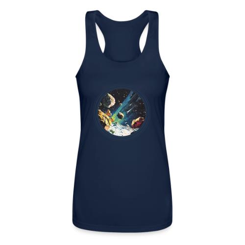 Celestial Collision - Women’s Performance Racerback Tank Top