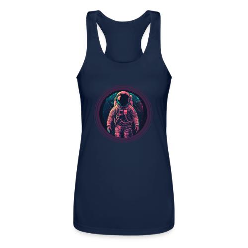 Astronaut: Explore the unknown - Women’s Performance Racerback Tank Top