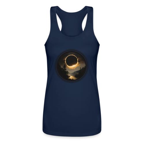 Eclipse: Shadowed Light - Women’s Performance Racerback Tank Top