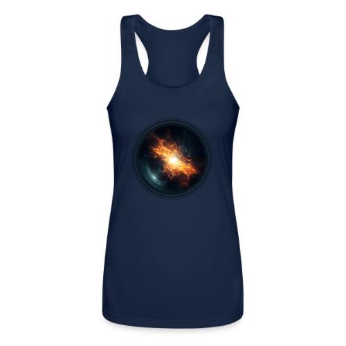 Supernova: cosmic explosion - Women’s Performance Racerback Tank Top