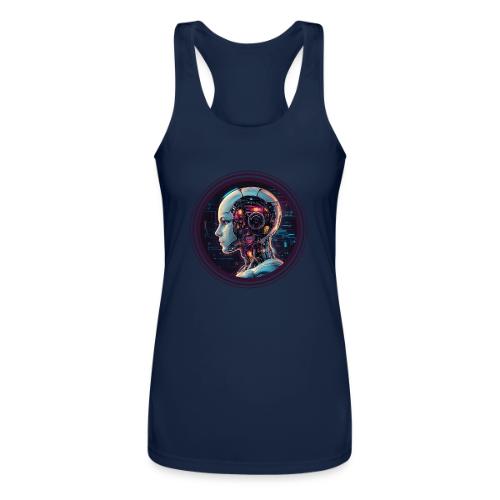 Artificial Intelligence (AI): The Future Circuit - Women’s Performance Racerback Tank Top