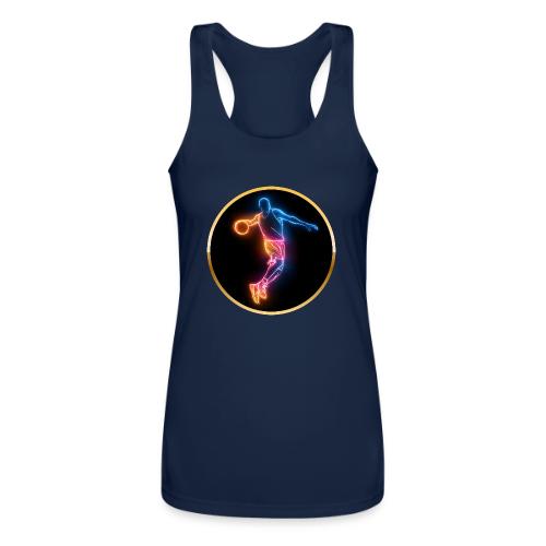 Basketball: Slam Dunk Afterglow - Women’s Performance Racerback Tank Top