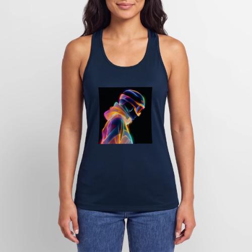 Snowboarding: Neon Gravity Ride - Women’s Performance Racerback Tank Top