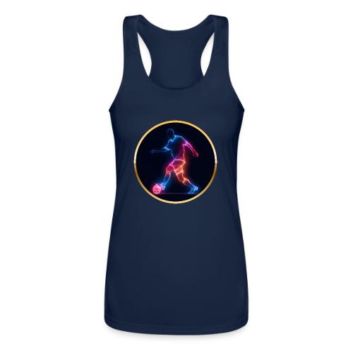 Soccer: Electric Kick Ring - Women’s Performance Racerback Tank Top