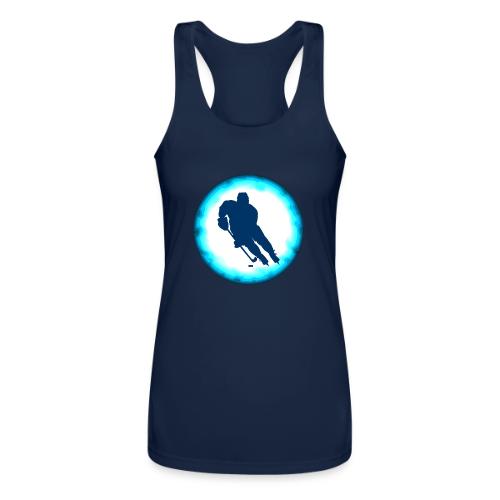 Hockey: Ice Warrior - Women’s Performance Racerback Tank Top