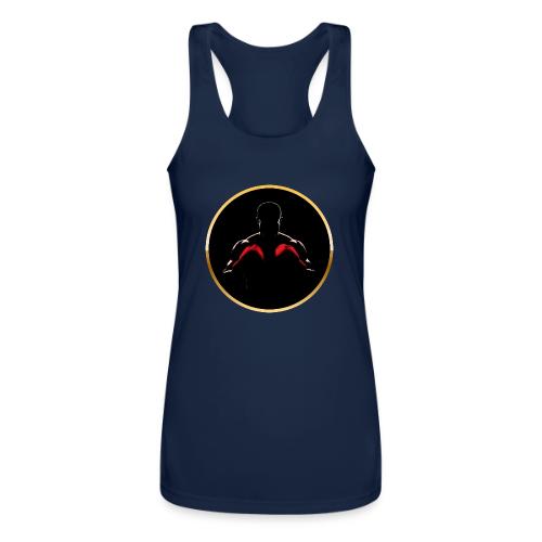 Boxing: Gold Core Muscle - Women’s Performance Racerback Tank Top