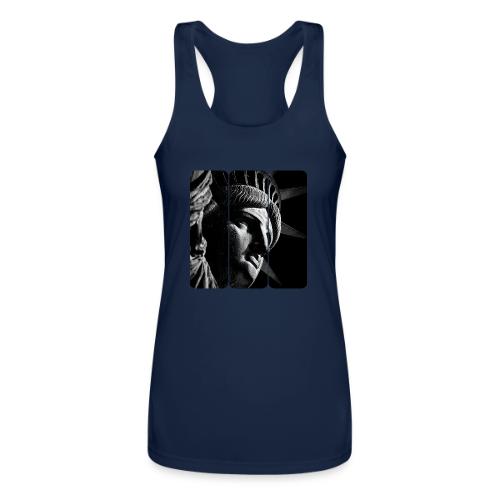 USA: Shadow of Liberty - Women’s Performance Racerback Tank Top
