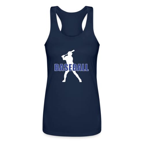 Classic Baseball Swing - Women’s Performance Racerback Tank Top