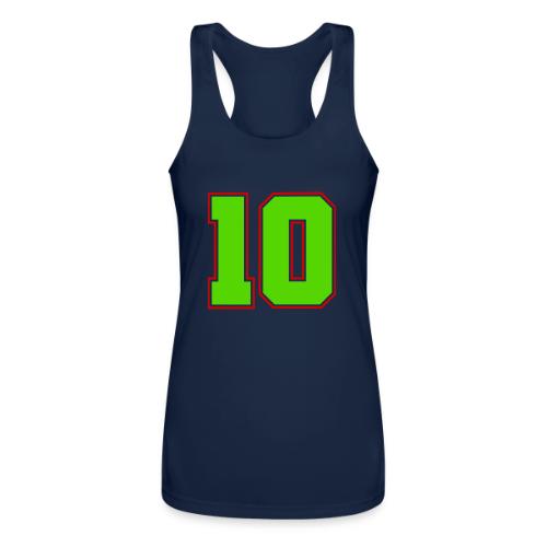 The Magic Number 10 - Women’s Performance Racerback Tank Top