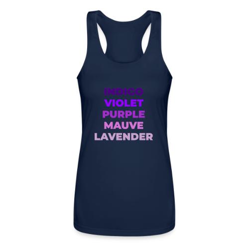 Shades of Purple - Women’s Performance Racerback Tank Top