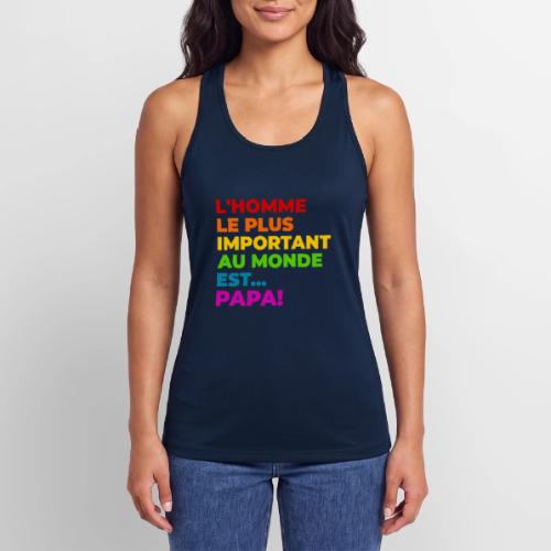 Dad: The Most Precious Man in the World - Women’s Performance Racerback Tank Top