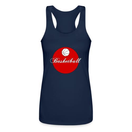 Basketball: Bold Hoops - Women’s Performance Racerback Tank Top