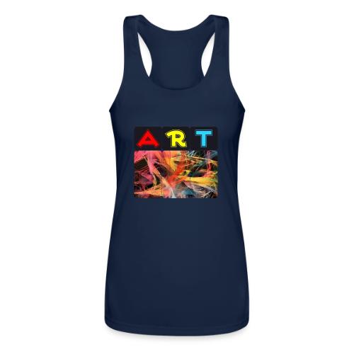 Chaotic Threads of Art - Women’s Performance Racerback Tank Top