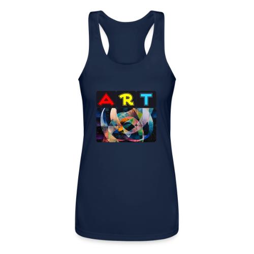 Art of Stripes and Shades - Women’s Performance Racerback Tank Top