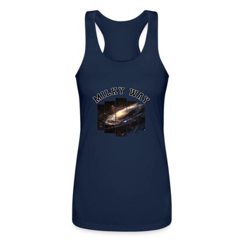 Milky way galaxy - Women’s Performance Racerback Tank Top