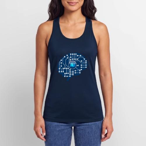 AI: Mind Wired - Women’s Performance Racerback Tank Top