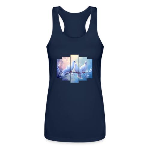 Symbols of Peace and Serenity - Women’s Performance Racerback Tank Top