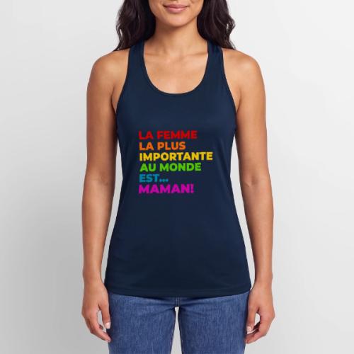 Maman : la femme la plus importante du monde - Women’s Performance Racerback Tank Top