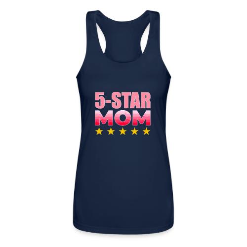 Five Stars Mom - Women’s Performance Racerback Tank Top