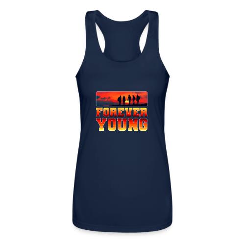 Forever Young - Women’s Performance Racerback Tank Top