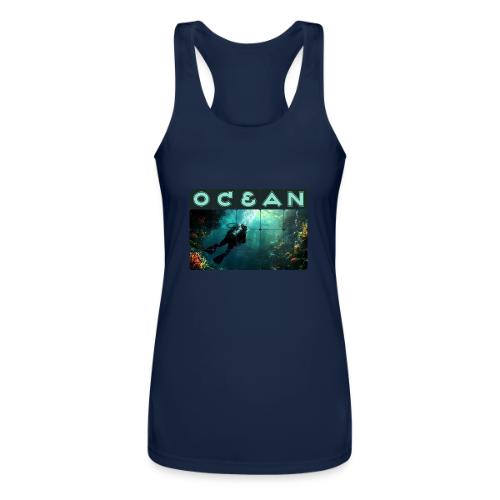 Ocean: Explorer of the Deep - Women’s Performance Racerback Tank Top