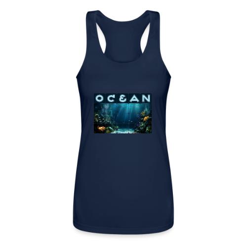 Ocean: Rainbow Reef Life - Women’s Performance Racerback Tank Top
