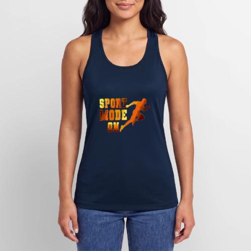 Sport Mode On - Women’s Performance Racerback Tank Top