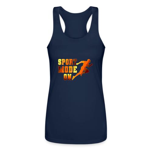 Sport Mode On - Women’s Performance Racerback Tank Top