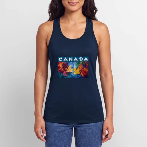 Canada in Brushstrokes - Women’s Performance Racerback Tank Top