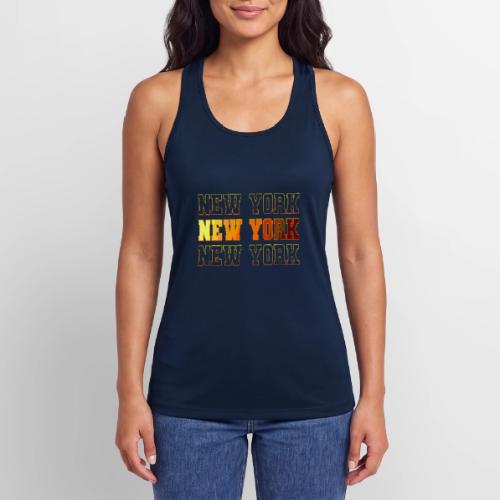 New York Varsity Echo - Women’s Performance Racerback Tank Top
