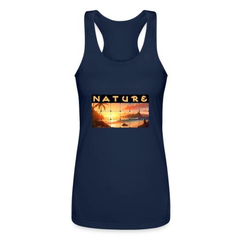 Nature: Tropical Twilight - Women’s Performance Racerback Tank Top