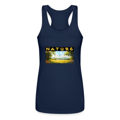 Nature: Summer Fields - Women’s Performance Racerback Tank Top