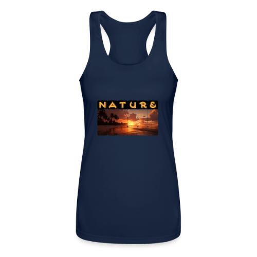 Nature: Sunset Serenity - Women’s Performance Racerback Tank Top
