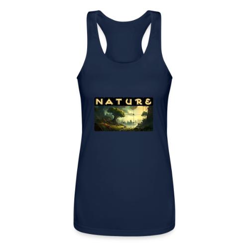 Whispers of Green Peaks - Women’s Performance Racerback Tank Top
