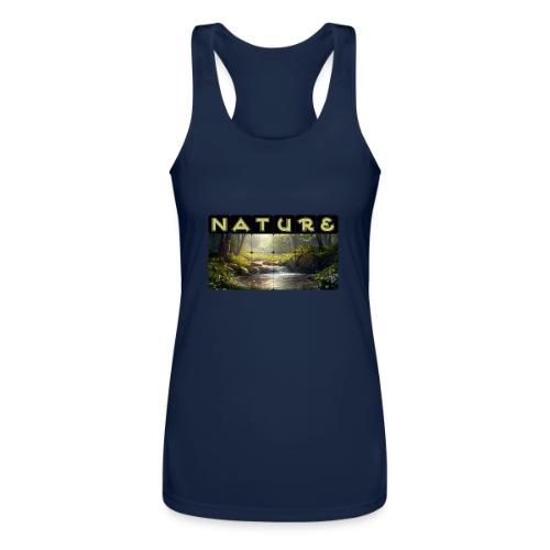 Nature: Verdant Bloom - Women’s Performance Racerback Tank Top