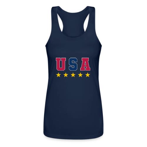 USA Varsity Stars - Women’s Performance Racerback Tank Top