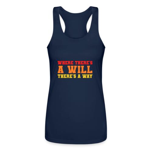Willpower Wins - Women’s Performance Racerback Tank Top