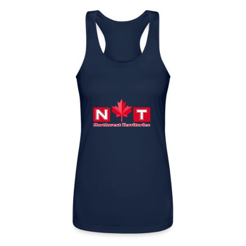 Canada: Northern Identity Emblem - Women’s Performance Racerback Tank Top