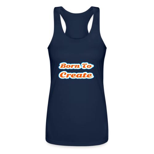 Born to Create — Creative Soul Script - Women’s Performance Racerback Tank Top