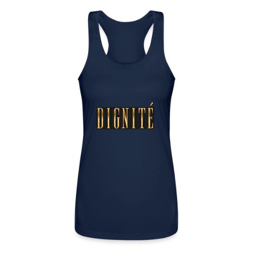 Golden Dignity - Women’s Performance Racerback Tank Top