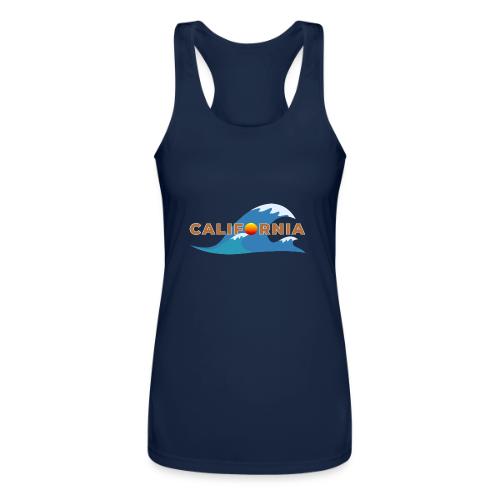 Blue Wave California - Women’s Performance Racerback Tank Top
