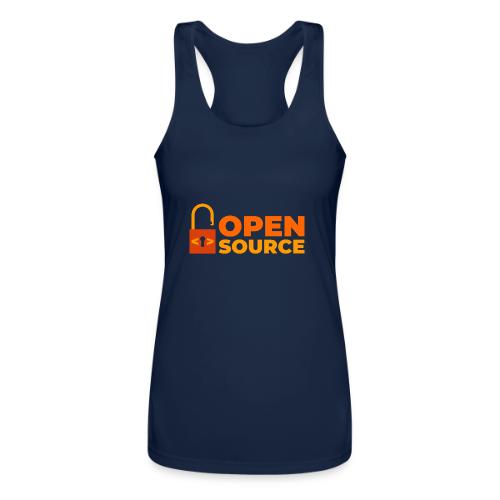 Open Source: Code is Freedom - Women’s Performance Racerback Tank Top