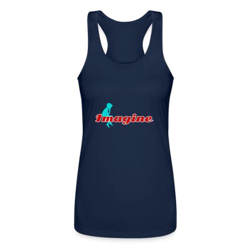 Imagine – Inspire Creativity & Dreams - Women’s Performance Racerback Tank Top