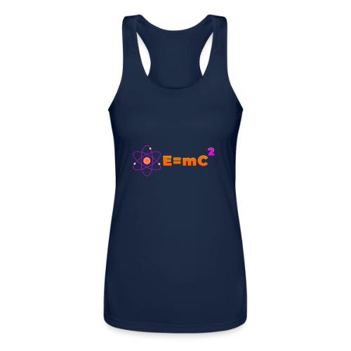 E = mc² - Women’s Performance Racerback Tank Top
