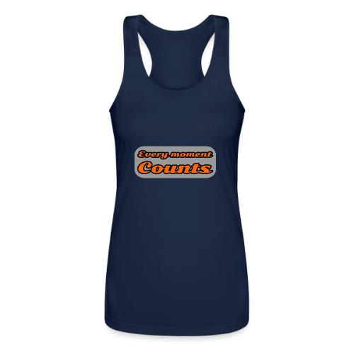 Every moment counts - Women’s Performance Racerback Tank Top