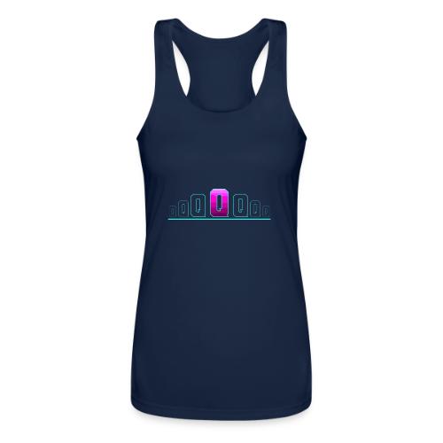 Letter Q – Capital Varsity Alphabet Monogram - Women’s Performance Racerback Tank Top