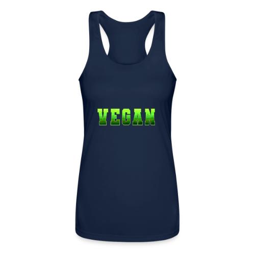 Green Wave Vegan - Women’s Performance Racerback Tank Top
