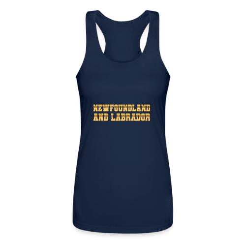 Newfoundland and Labrador - Women’s Performance Racerback Tank Top