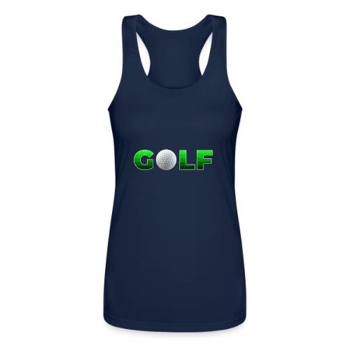 Golf Precision Wordmark - Women’s Performance Racerback Tank Top