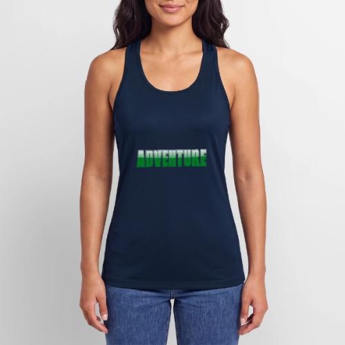 Adventure Typography Design for Apparel - Women’s Performance Racerback Tank Top